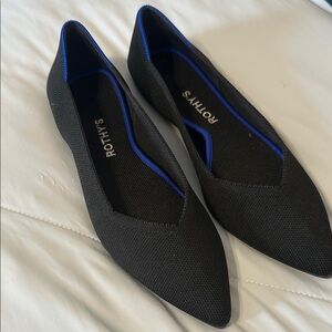 Rothy's Women's Black Flats PERFECT CONDITION sz 10